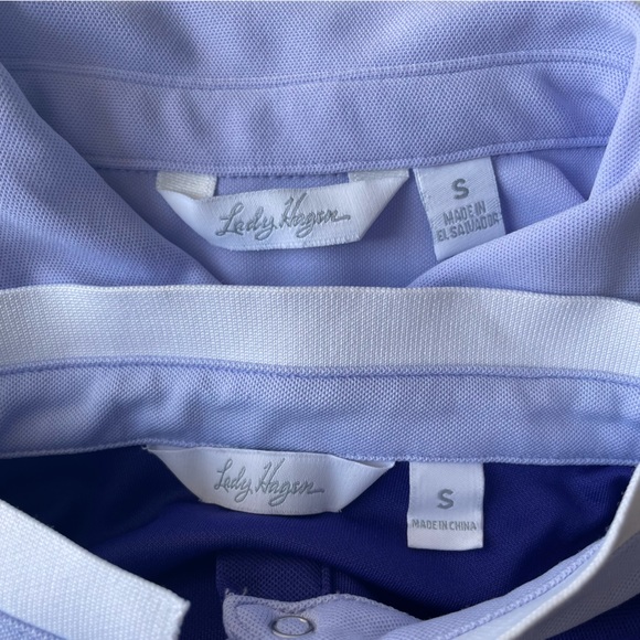 Lot Of 2 Womens Lady Hagen Golf Top (1) Short Sleeve (1) Sleeveless Polo Shirt S - Picture 13 of 13